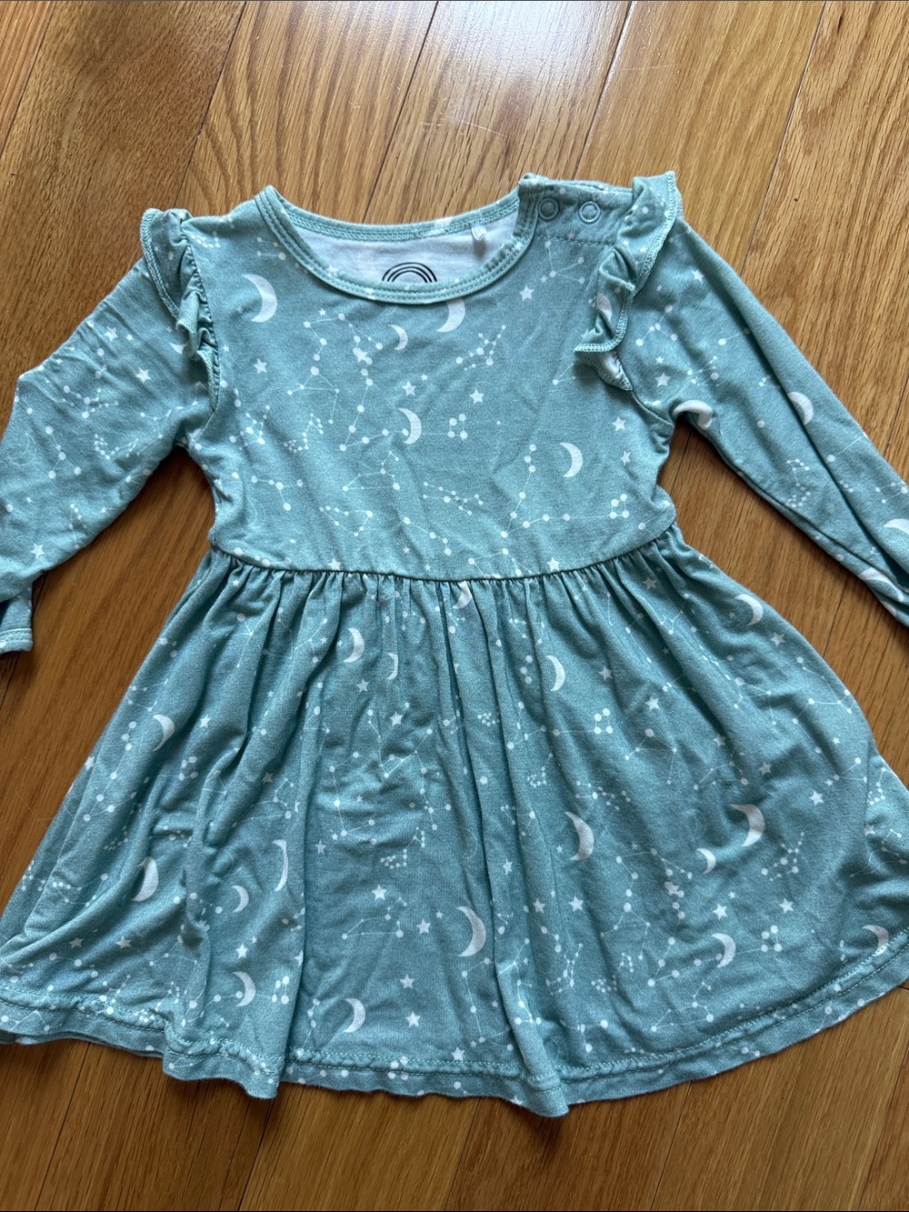 Bamboo Emerson and Friends 0-3M Mint Green Baby twirl dress